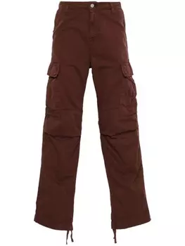 Carhartt WIP прямые брюки карго, коричневый