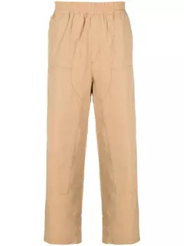 Carhartt WIP прямые брюки Montana, коричневый