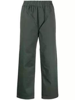Carhartt WIP прямые брюки Newhaven, зеленый