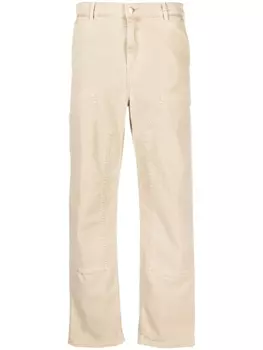 Carhartt WIP прямые джинсы Double Knee, нейтральный цвет