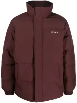 Carhartt WIP пуховик Danville, коричневый