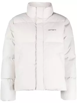 Carhartt WIP пуховик W' Yanie с логотипом, нейтральный цвет