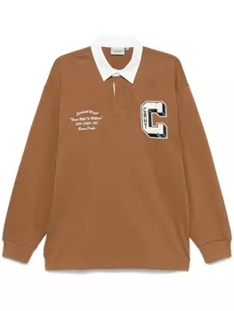 Carhartt WIP рубашка поло Brown Ducks, коричневый