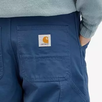 Carhartt WIP Шорты до колена с двойным коленом, синий