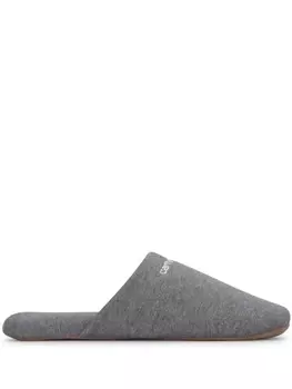 Carhartt WIP слиперы с вышитым логотипом, серый