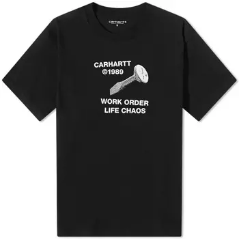 Carhartt WIP Странный винтовой тройник, черный