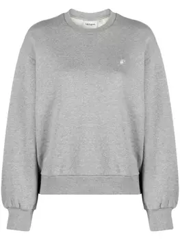 Carhartt WIP толстовка Casey с вышитым логотипом, серый