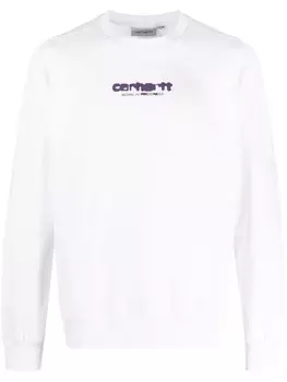 Carhartt WIP толстовка Ink Bleed, белый