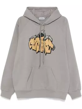 Carhartt WIP толстовка с капюшоном Yute, серый