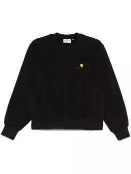 Carhartt WIP толстовка с надписью American Script, черный