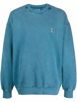 Carhartt WIP толстовка с нашивкой-логотипом, синий