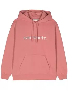 Carhartt WIP толстовка с вышитым логотипом, розовый