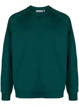 Carhartt WIP толстовка с вышитым логотипом, зеленый