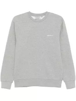 Carhartt WIP толстовка с вышивкой, серый