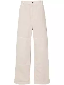 Carhartt WIP твиловые брюки Garrison прямого кроя, нейтральный цвет
