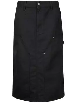 Carhartt WIP юбка с двойным коленом, черный