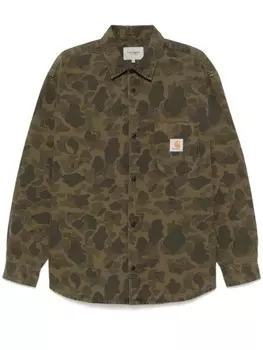 Carhartt WIP утиная рубашка, зеленый