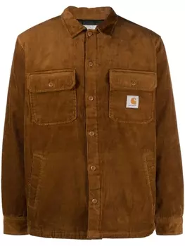 Carhartt WIP вельветовая куртка-рубашка Whitsome, коричневый