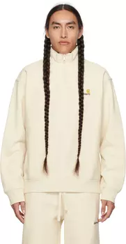 Carhartt Work In Progress Кремовый свитер с американским рисунком