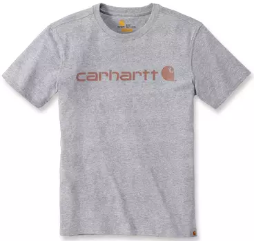 Carhartt Workwear Logo Женщины футболку, светло-серый