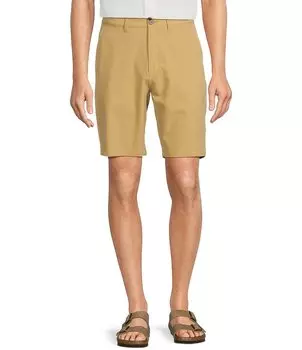 Caribbean Isle Breeze Flat Front Performance Stretch 9 Шорты по внутреннему шву, коричневый