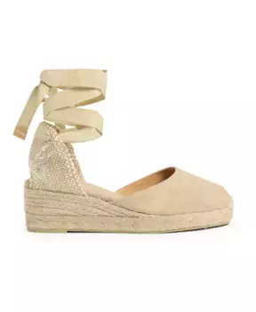 Carina 3 002 Туфли на танкетке 5 см Castaer, бежевый