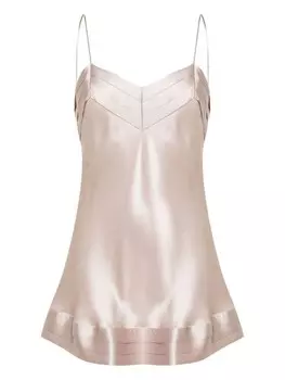 Carine Gilson платье со складками, розовый