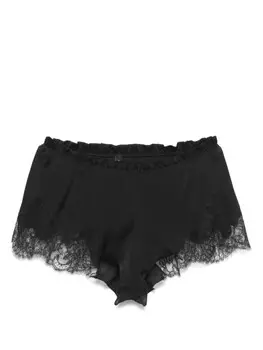 Carine Gilson шелковые шорты, черный