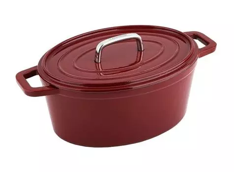 Carl Schmidt Sohn 31 x 23,5 см Кастрюля ALPEN чугунная кастрюля для жарки красная 078126, красный