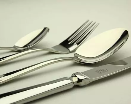 Carl Schmidt Sohn BAGUETTE, набор глянцевых столовых приборов, 24 предмета, нержавеющая сталь 18/10