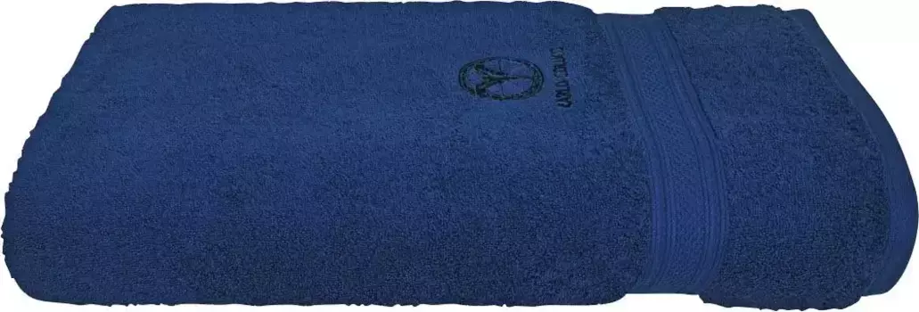CARLO COLUCCI пляжное полотенце "Sandro", (1 шт.), с вышивкой логотипа 75х200 см (1 шт.), цвет royalblau