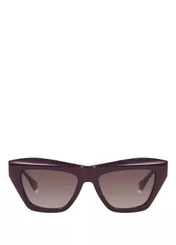 Carlota 6773 acetate 6 женские солнцезащитные очки «кошачий глаз» бордового красного цвета Gigi Studios