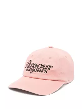 CARNE BOLLENTE бейсболка с вышитой надписью, розовый