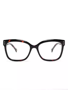 Carolina Herrera очки в оправе 'бабочка', коричневый