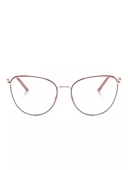 Carolina Herrera очки в оправе 'бабочка', красный