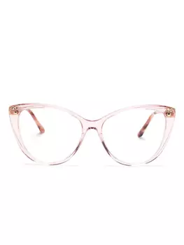 Carolina Herrera очки в оправе 'кошачий глаз', розовый