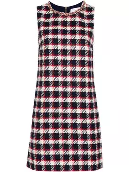 Carolina Herrera платье миди с цепочкой, синий