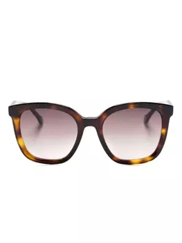 Carolina Herrera солнцезащитные очки Her 0225 трапециевидной формы, розовый