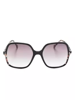 Carolina Herrera солнцезащитные очки в квадратной оправе, черный
