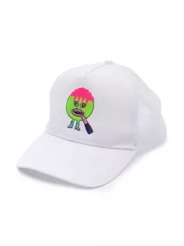 Caroline Bosmans кепка с вышивкой, белый