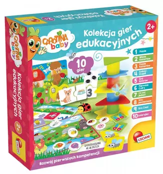 Carotina Baby - Сборник развивающих игр, Лишани Lisciani