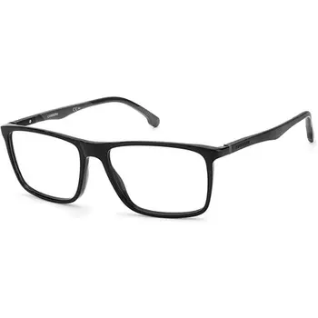 Carrera 8862 Мужская прямоугольная оправа для очков по рецепту, черная, 55 мм