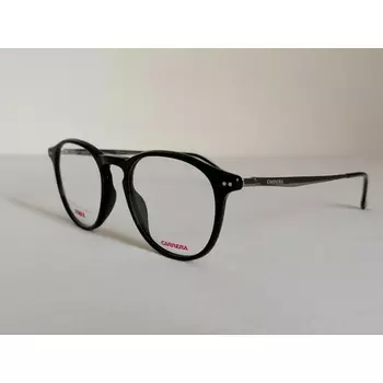 Carrera 8876-807 Дизайнерская оправа для очков Глянцевый Черный