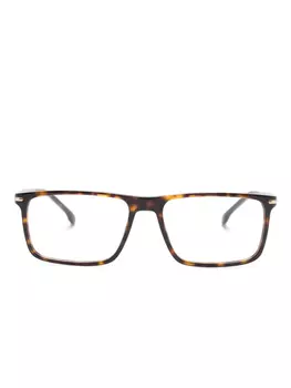 Carrera очки в прямоугольной оправе, коричневый