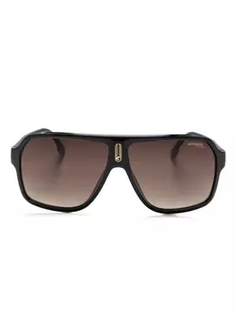 Carrera солнцезащитные очки с логотипом, черный