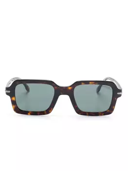 Carrera солнцезащитные очки с логотипом, коричневый