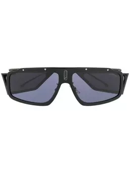 Carrera солнцезащитные очки в массивной оправе, черный
