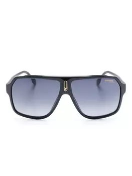 Carrera солнцезащитные очки в массивной оправе, черный