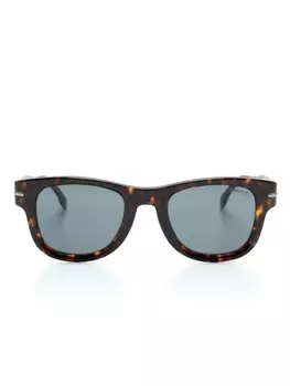 Carrera солнцезащитные очки в прямоугольной оправе 330/S, коричневый