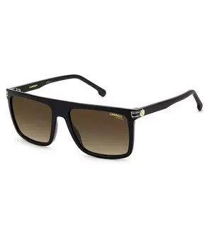 Carrera Unisex CA1048 Черные прямоугольные солнцезащитные очки Carrera, черный